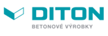 Diton logo BW-2barvy-horizontalni-claim